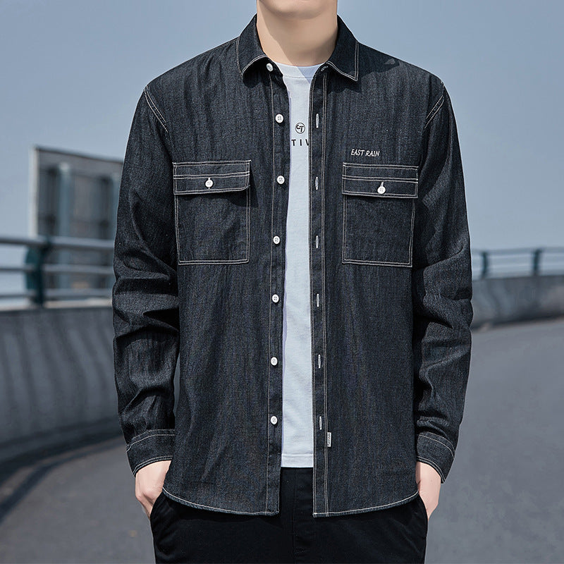 Chemise manches longues homme Slim-fit Veste casual