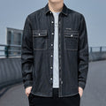 Chemise manches longues homme Slim-fit Veste casual