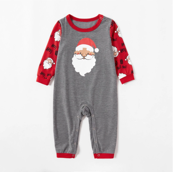 Jeu de pyjama à manches longues imprimé de Noël