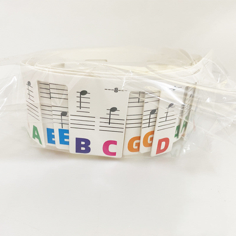 Stickers clavier Piano Note Bar 88 Key Staff