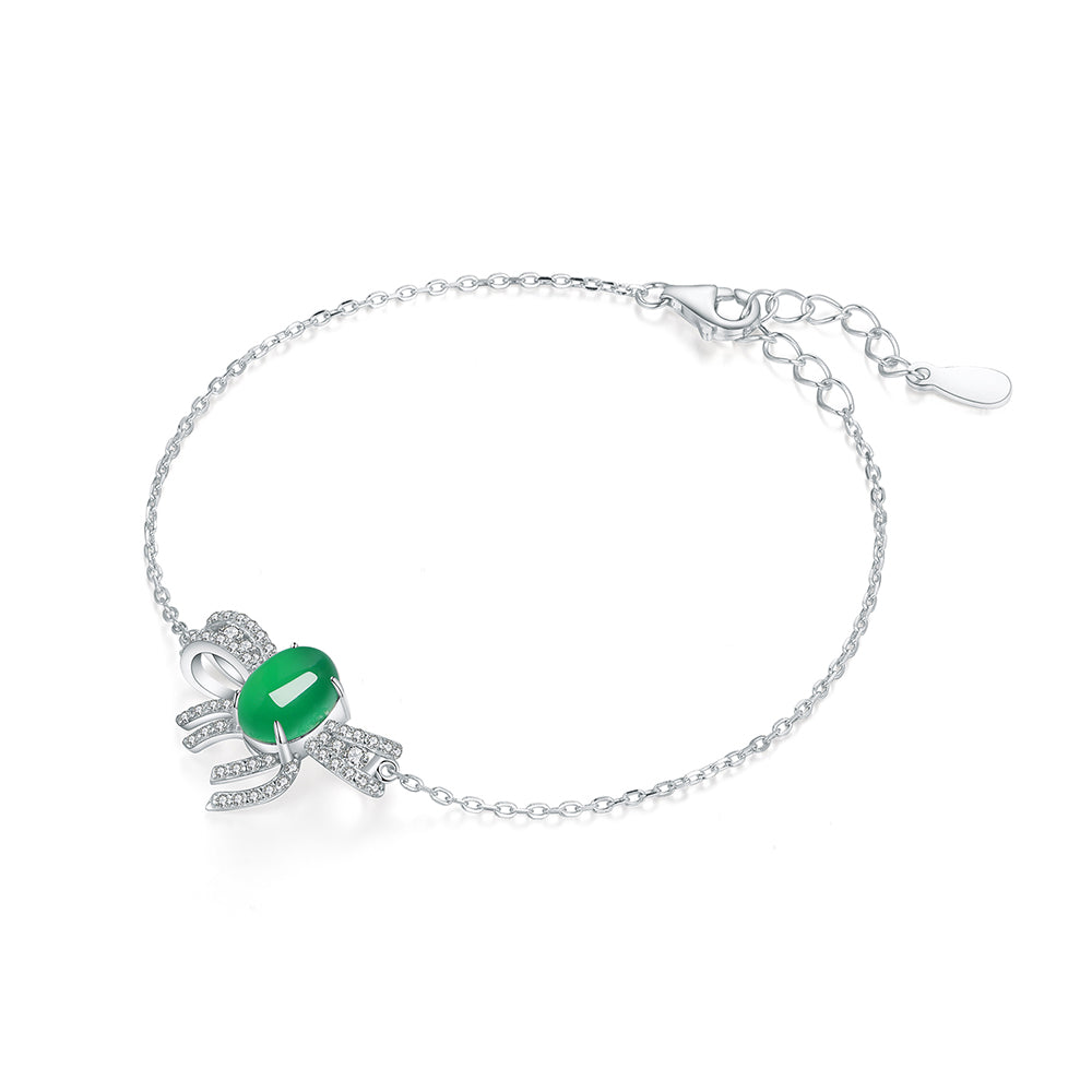 S925 Bracelet en argent sterling pour noeuds