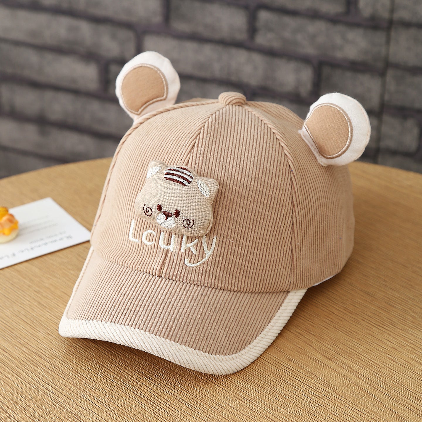 Le style d'automne des enfants Hommes et femmes Corduroy bâillon tête de baseball Cap Sui