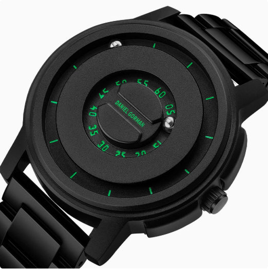 Marque Steel-band Sports Magnetic-levitation Silicone-ball Electronic Mens Watch