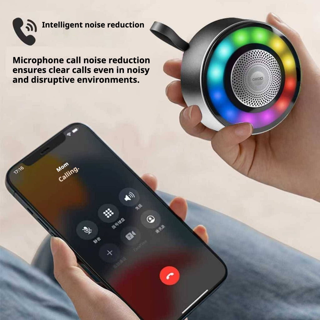 KP-594 Mini haut-parleur Bluetooth sans fil en métal sans fil Portable Outdoor-Ready Carte TF S