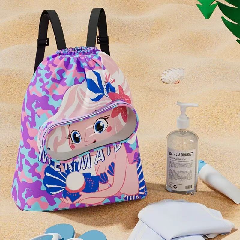 Sac de bain pour enfants imperméable à l'été avec séparation sèche-humide