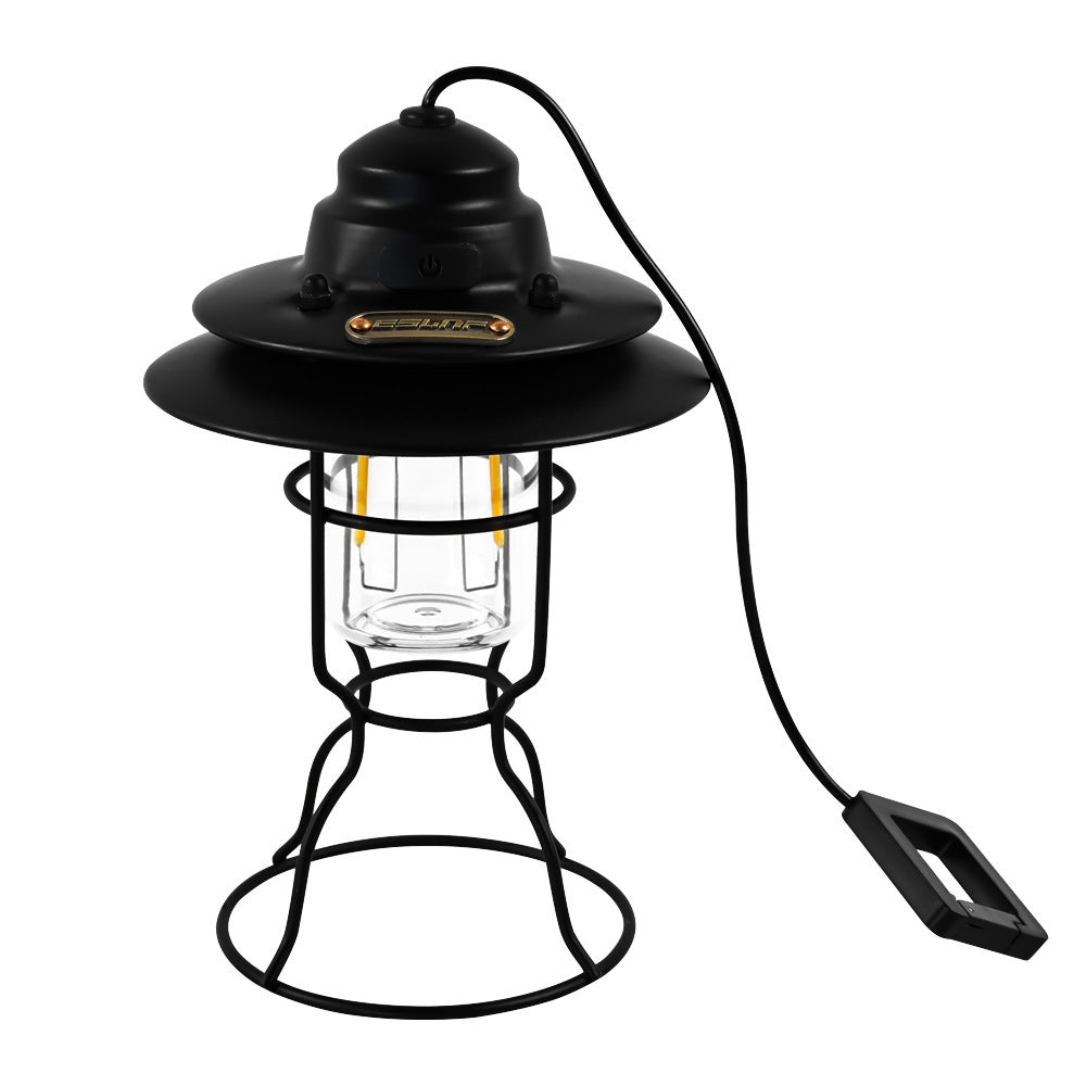 Éclairage multifonctionnel extérieur retro Barn Lantern portable
