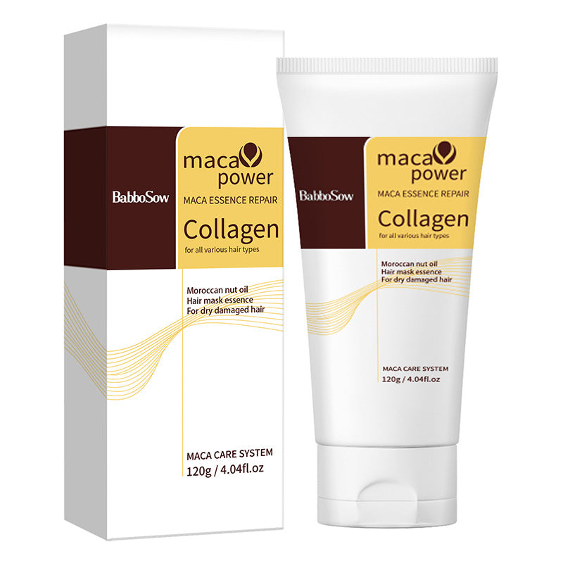 Masque capillaire collagène hydratant Crème de Nourriture Douce Nettoyage profond Soins capillaires