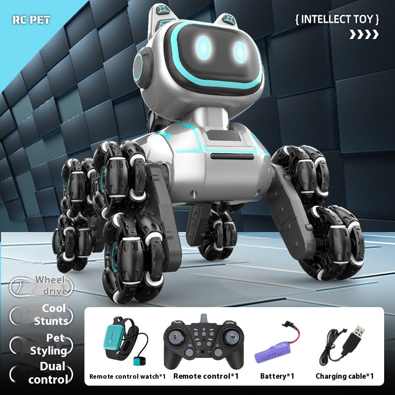 Musique légère Rechargeable Robot Dog Jouets éducatifs Voiture de télécommande pour enfants