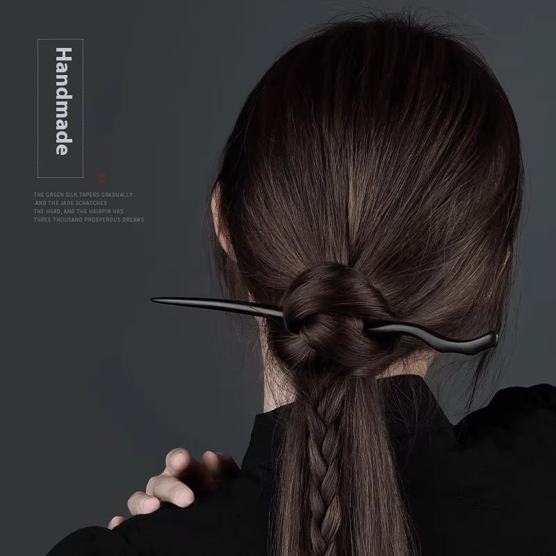 Style ancien des femmes Han vêtements chinois épingle à cheveux en bois