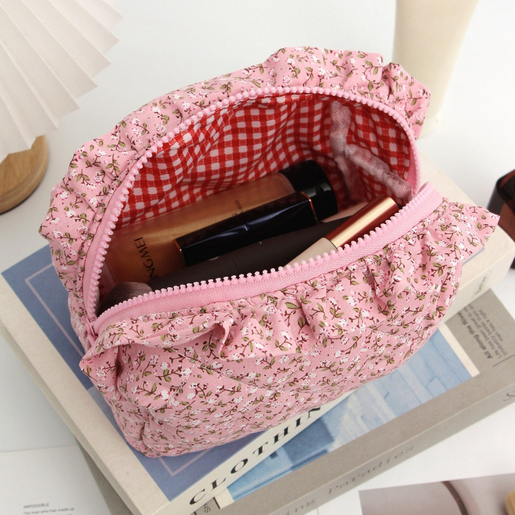 Sac de maquillage en dentelle pour filles de style coréen
