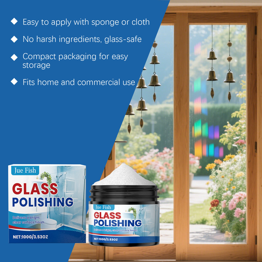 Jue Fish Glass Polisher Daily Shine et transparence pour Windows Multi-Purpose Home And Co