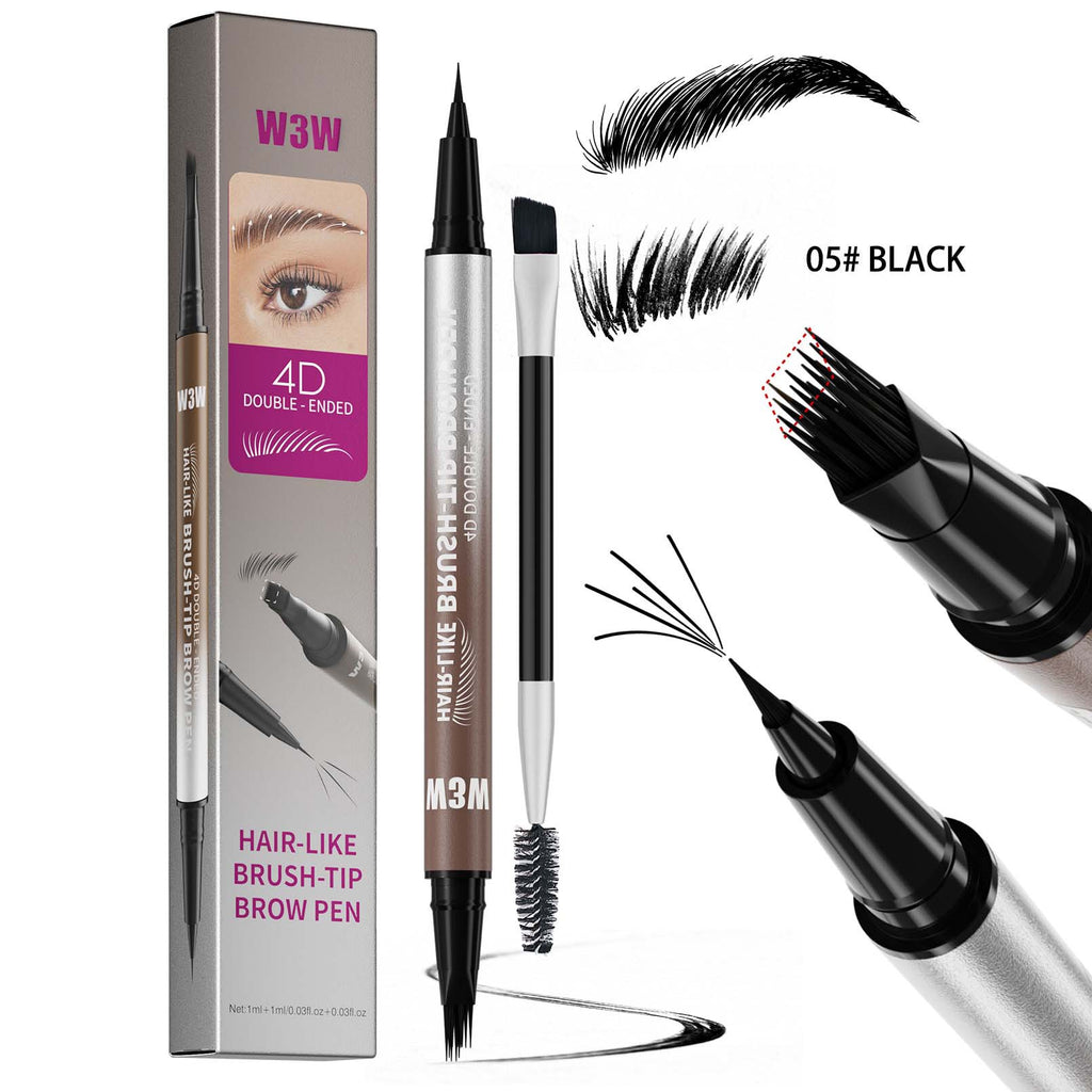 Pinceau à sourcils liquides résistant à la sueur