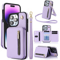 Porte-cartes zippées créative Corde cas téléphone