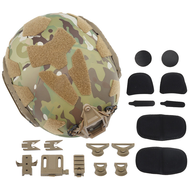 Tactique Protection complète Casque à impact épais