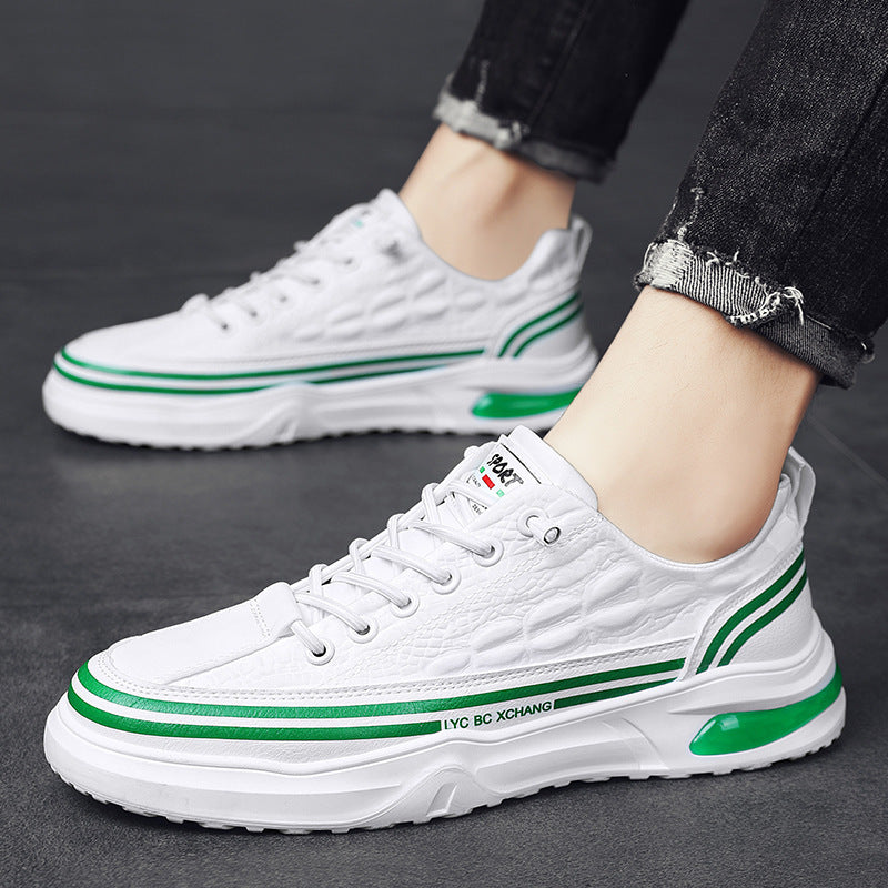 Jeunes sneakers de plein air Bas-top Slip-on Casual Chaussures Toile Chaussures blanches