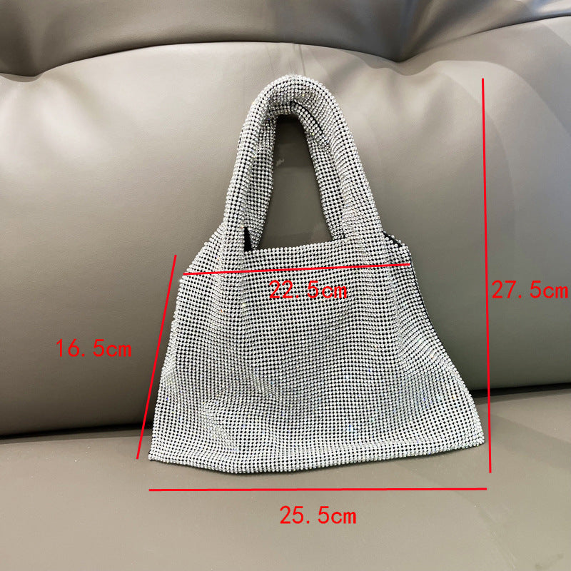 Sac à main Shiny Strass Sac de dîner