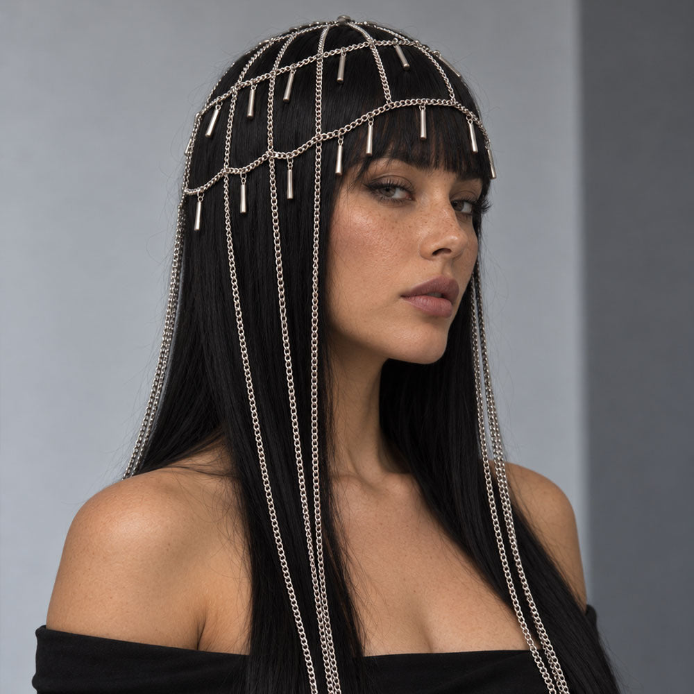 Chaîne Européenne et américaine Retro Mesh Tassel