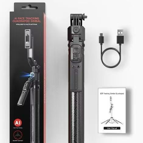 C17 Smartphone Selfie Stick Smart Stabilisé Gimbal extensible avec mode automatique complet