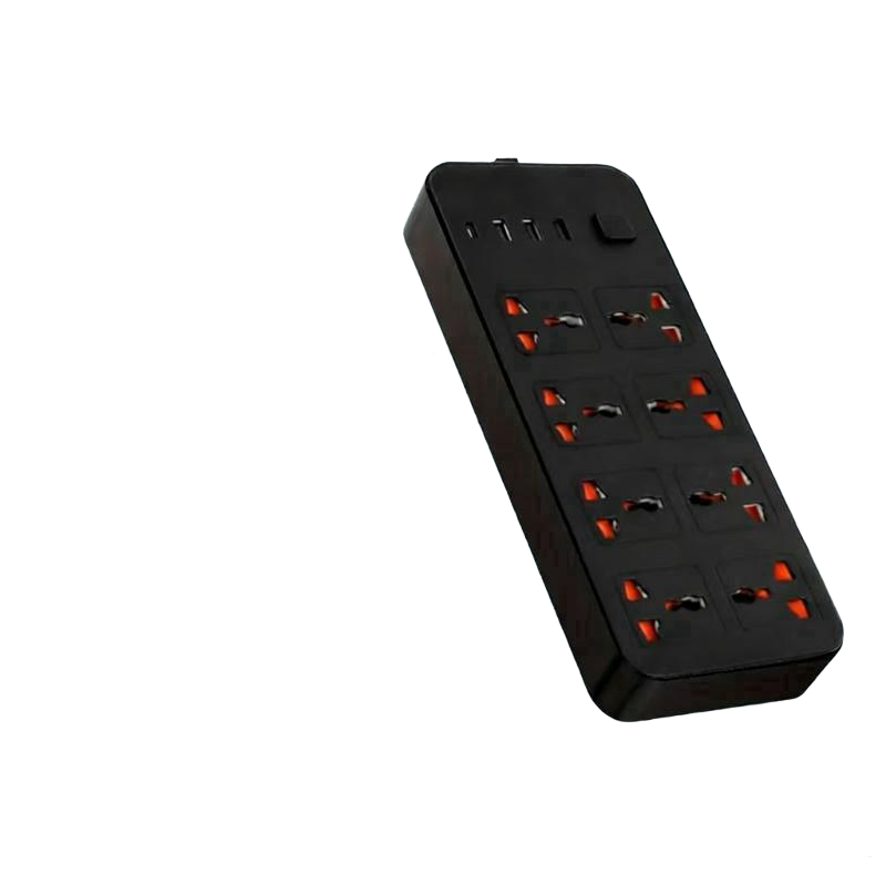 Extension câble câble électrique secteur alimentation 8 Gang 3 USB 1 prise de port de type C