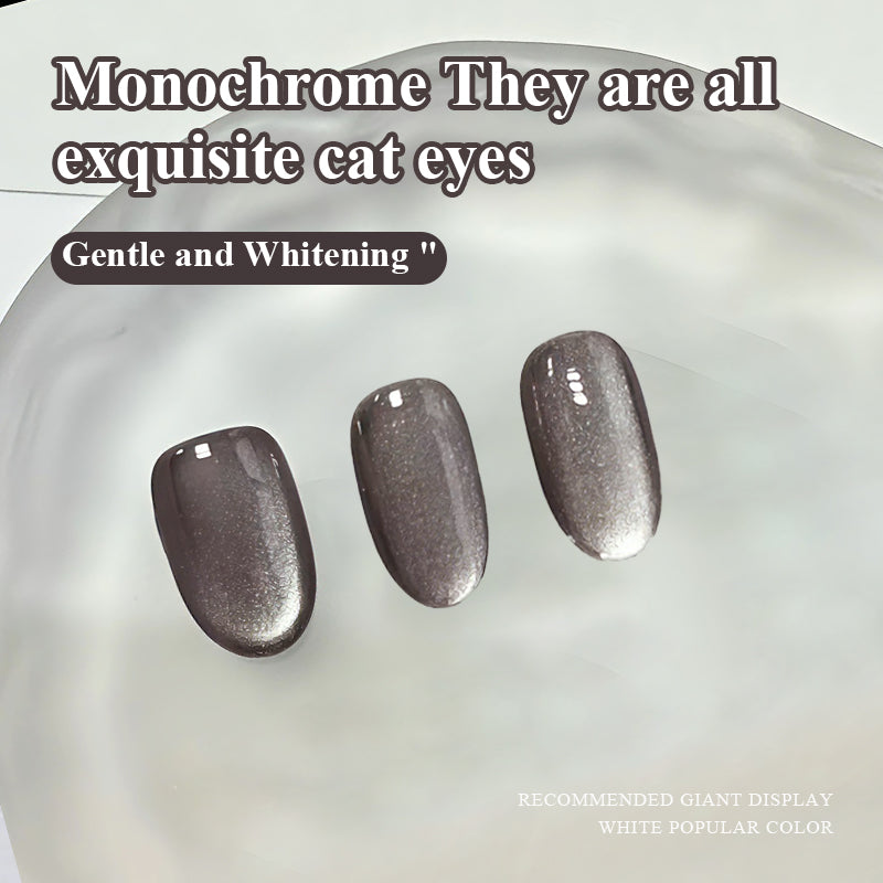 Mlle Rainbow Starry série perles de verre chat oeil gel d'ongle polonais