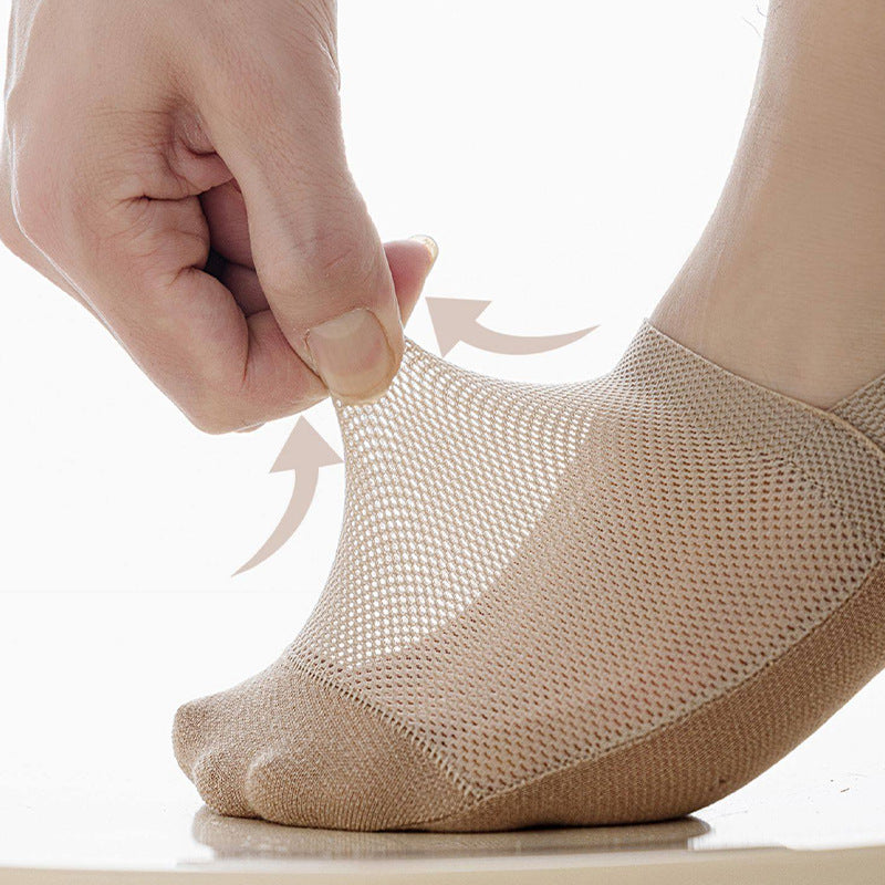 Femmes Chaussettes antidérapantes en maille absorbant la sueur respirante
