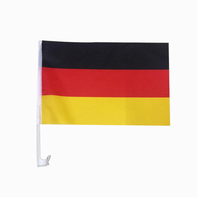 Drapeau de voiture allemand en polyester coupe-vent