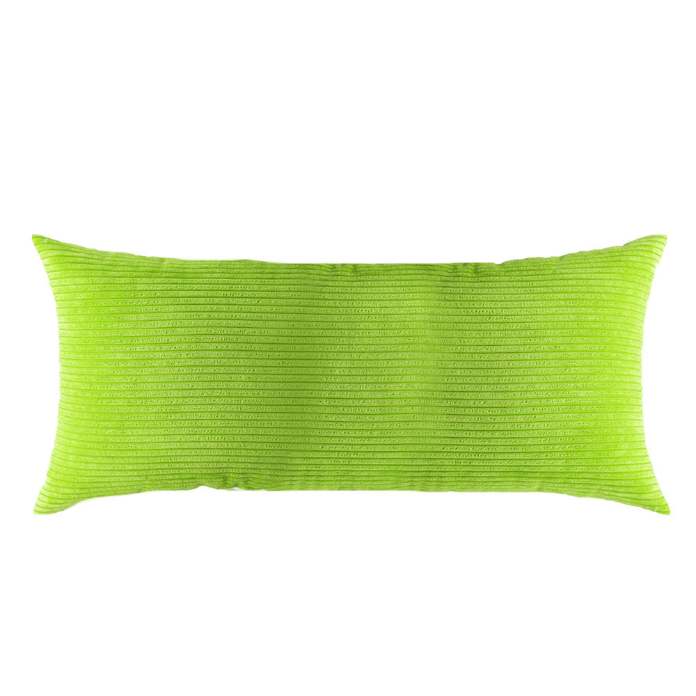 Corduroy Coussin long doux Double longueur Coussin
