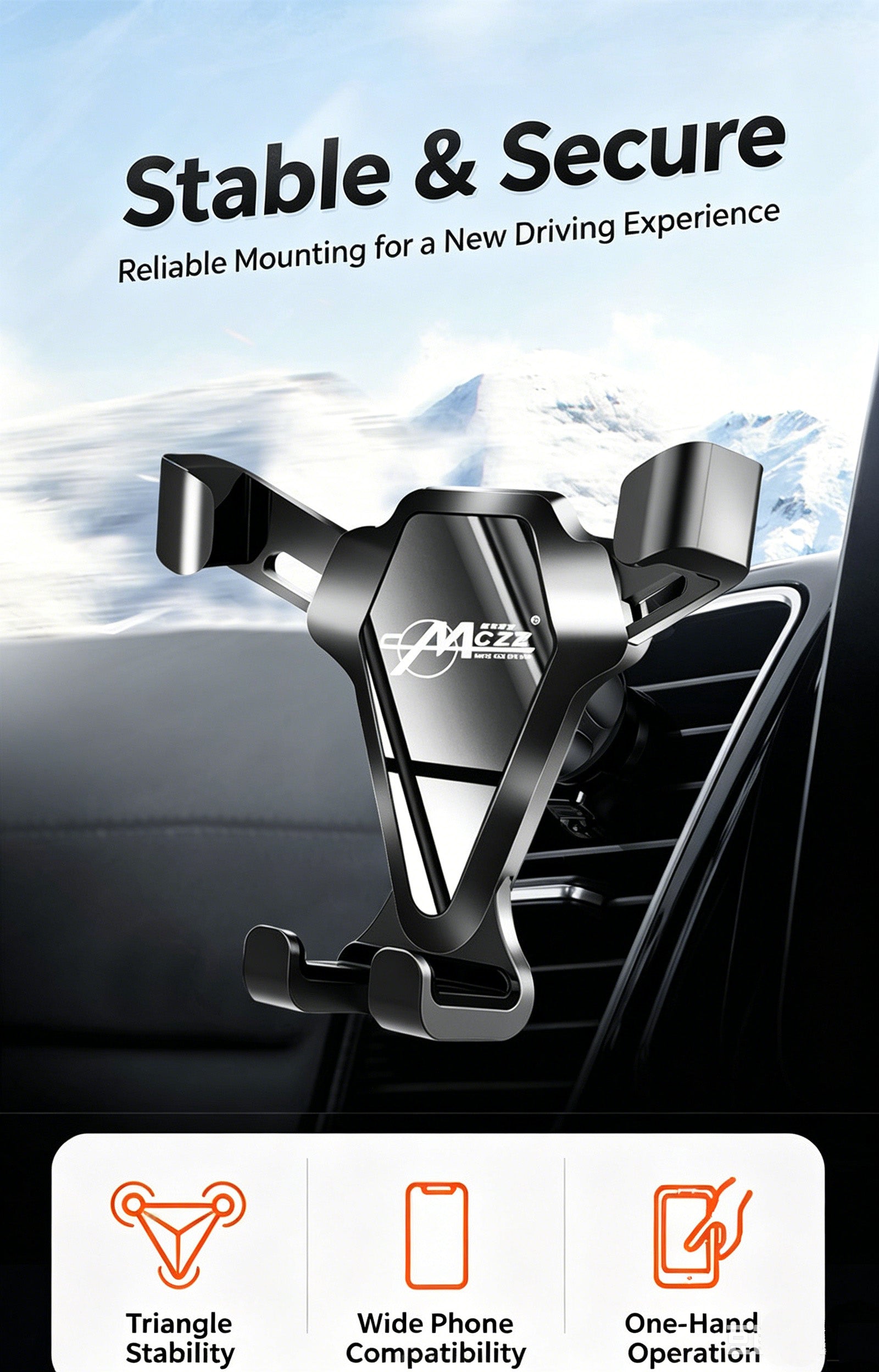 Gravity Car Phone Mount