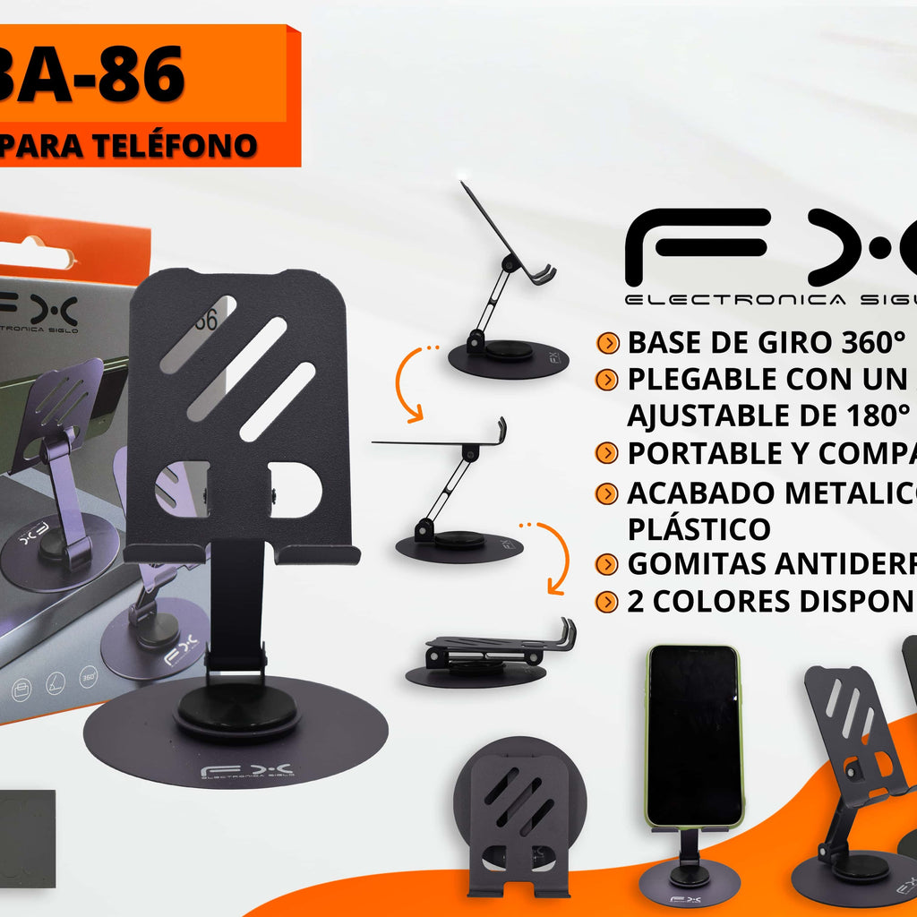 Support de téléphone mobile Dark Purple 360 degrés Rotation pliable modèle de bureau réglable