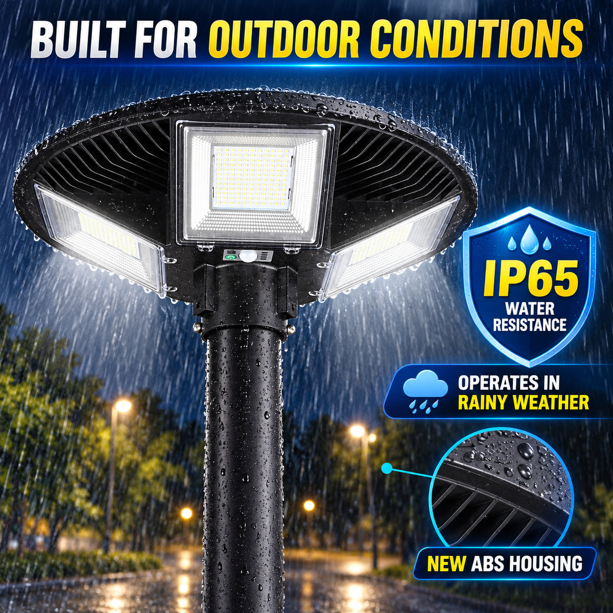Solar Powered Rechargeable Motion Sensor Waterproof Garden Light W766 For Yard Decoration