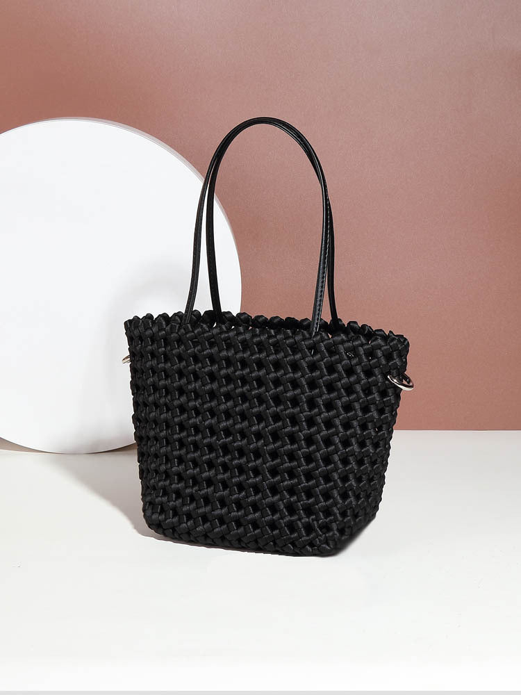 Style d'été Panier de légumes tissés Fashionable élégant sac à main Design de texture mode