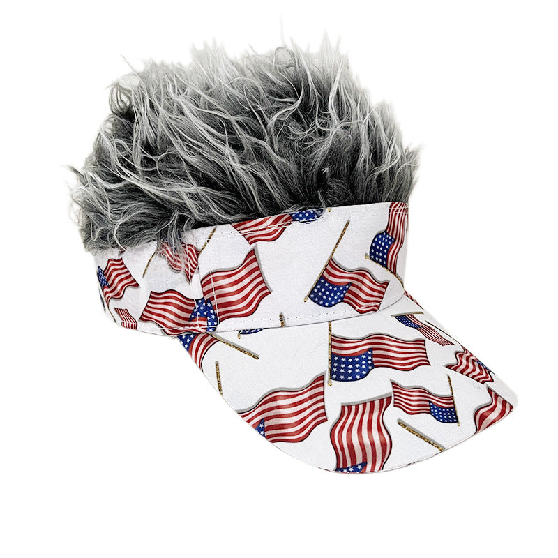 Cap de baseball 250e anniversaire de simulation Cap de baseball synthétique court Cap de baseball Spiked