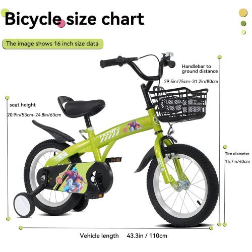 Vélo pour enfants de 16 pouces Sport