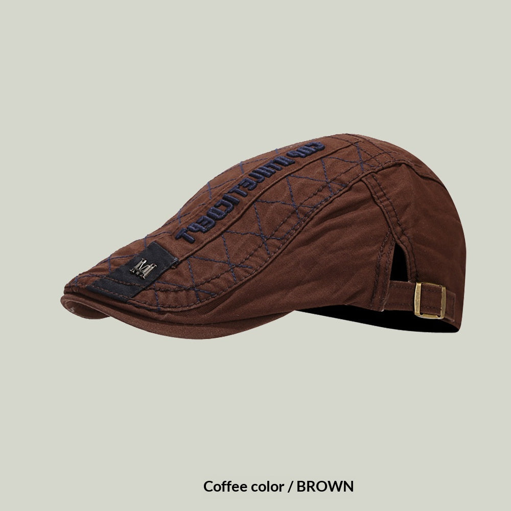 Beret décontracté polyvalent à la mode Une ancienne casquette de peintres d'ombre solaire