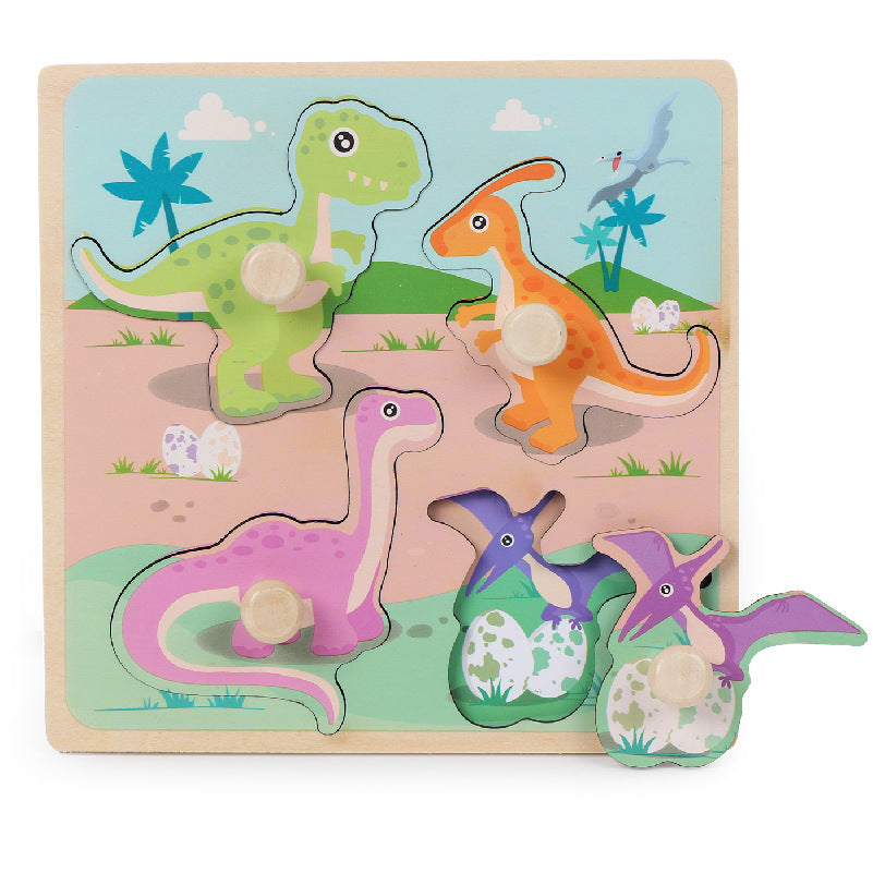 Jouets en bois de table de Puzzle d'épingle pour enfants
