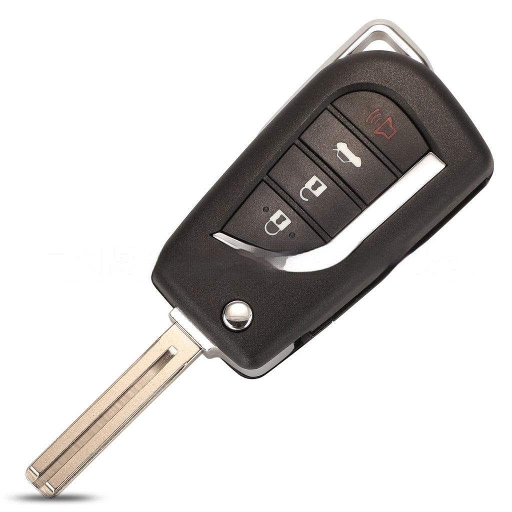 Clé pliante Shell Camry Realing Ruizhi Highlander Télécommande Clé Shell 4 clés