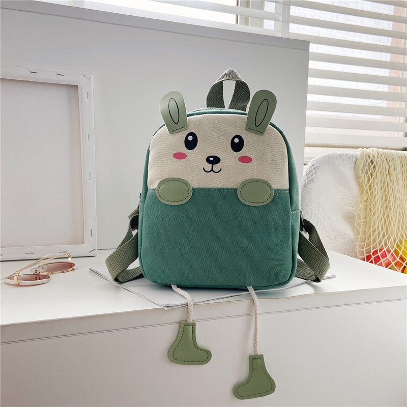Garçons Toile Sac à Dos Mignon Sac d'école de dessin animé