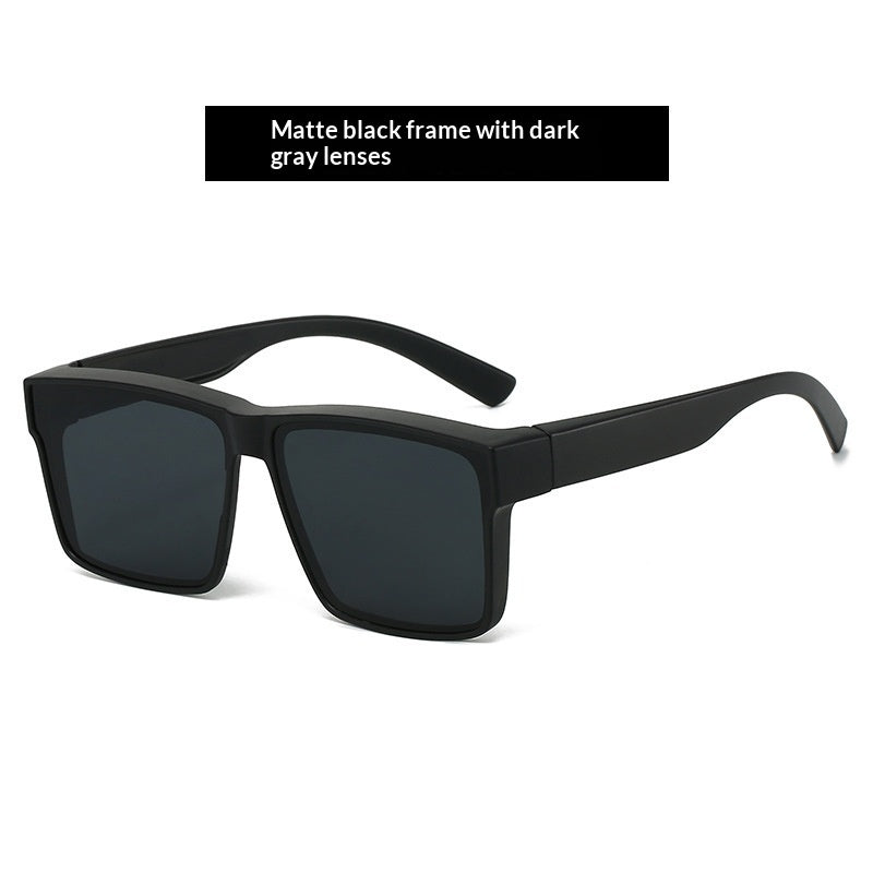Lunettes de soleil de protection UV élégantes compatibles avec les verres de prescription et le vis de nuit