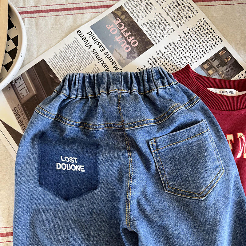 Jeans pour enfants au printemps