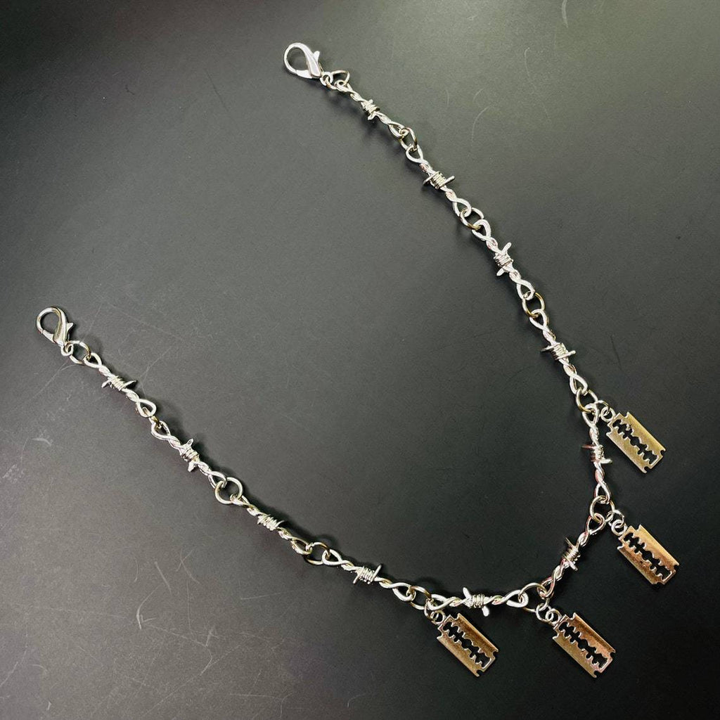 Collier de lame d'épine Lame de vent noir froid