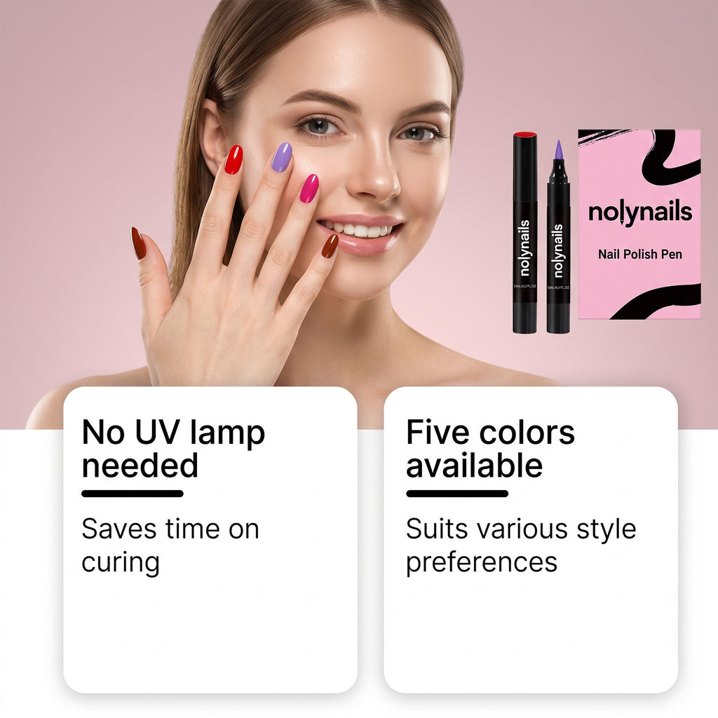 Easy-to-apply gel polish pen, multiple colors