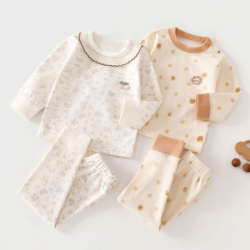 Bébé ensemble de deux pièces sans couture conception couche de base essentielle pour les nouveaux-nés