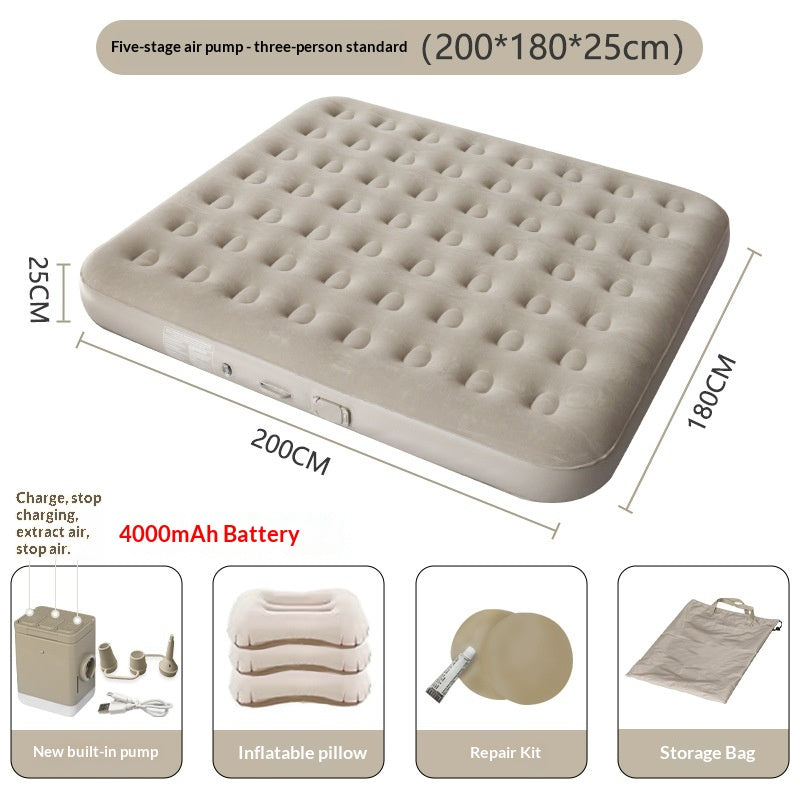 Matelas gonflable extérieur portable