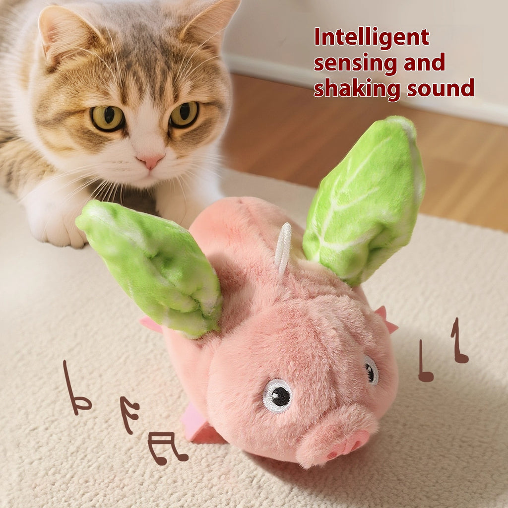 Électrique Pig simulation chat jouet son auto-Hi soulager l'ennui