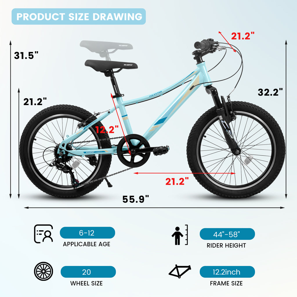 A20261 Vélo pour enfants de 20 pouces