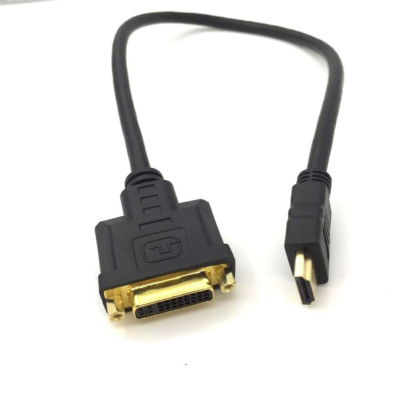 HDMI mâle à DVI femelle câble adaptateur haute définition