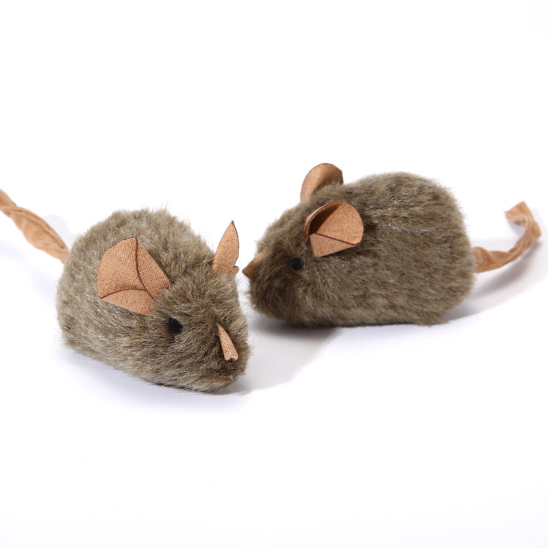Jouet chat en peluche Simulation Sound Little Mouse Produits pour animaux de compagnie