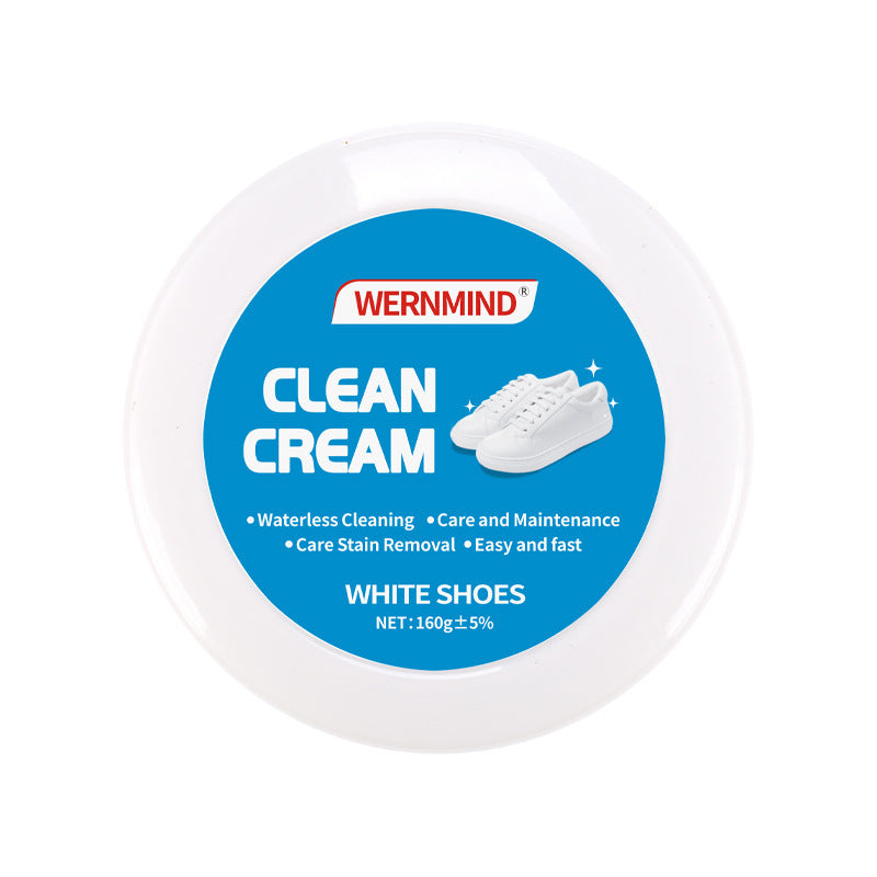 160g Blanc chaussures nettoyage crème soin de chaussures pour les sneakers