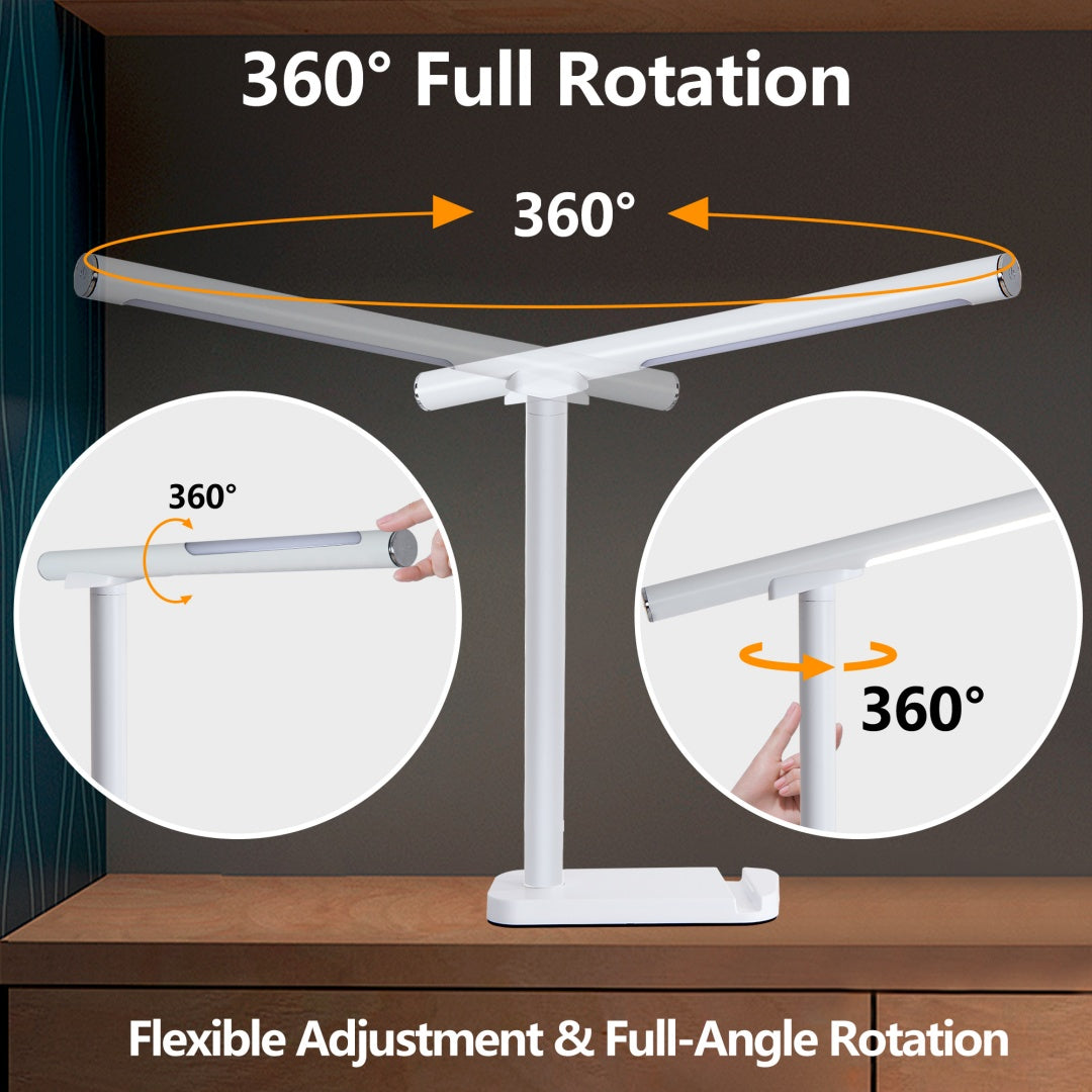 Lampe de bureau LED 360 réglable