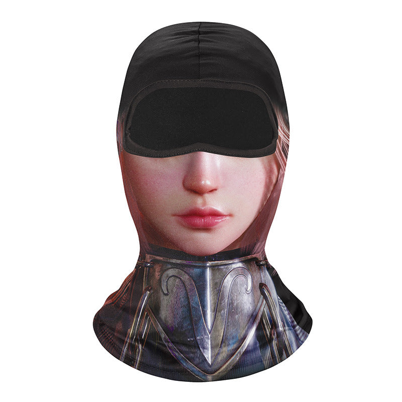 Masque de cyclisme extérieur Écharpe Soleil bloc et écharpe imperméable Linge de vélo Respirant Sports H
